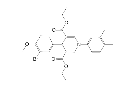 3,5-pyridinedicarboxylic acid, 4-(3-bromo-4-methoxyphenyl)-1-(3,4-dimethylphenyl)-1,4-dihydro-, diethyl ester