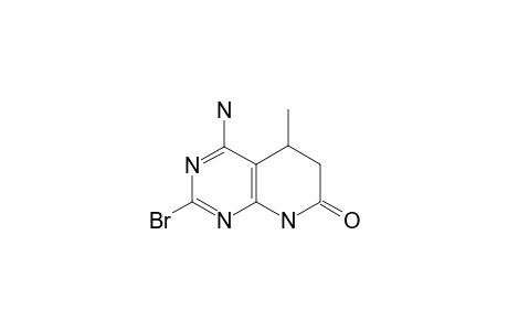 4-AMINO-2-BROMO-5,6-DIHYDRO-5-METHYL-PYRIDO-[2.3-D]-PYRIMIDIN-7(8H)-ONE