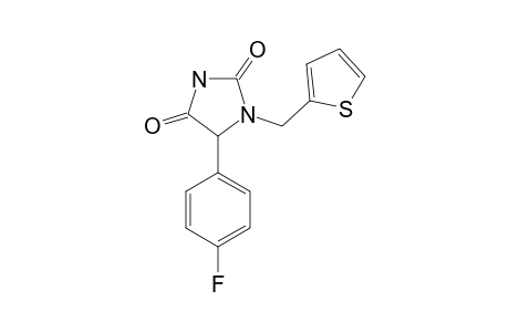 5-(p-fluorophenyl)-1-(2-thenyl)hydantoin