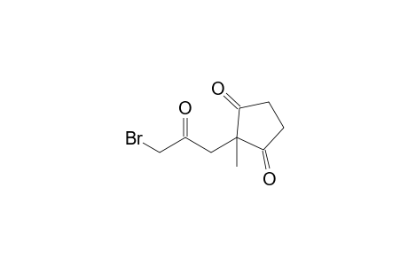 2-(3-Bromo-2-oxopropyl)-2-methylcyclopentane-1,3-dione