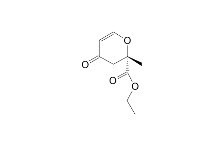(2S)-2-methyl-4-oxo-3H-pyran-2-carboxylic acid ethyl ester