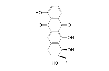 8beta-ethyl-1,6,7beta,8alpha-tetrahydroxy-7,8,9,10-tetrahydronaphthacene-5,12-dione