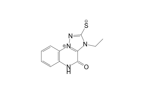 3-Ethyl-4,5-dihydro-4-oxo-[1,2,4]triazolo[2,3-a]quinoxalinium-2-thioate