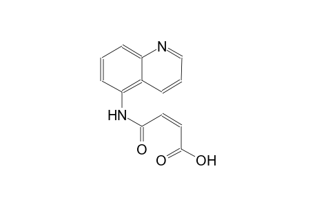 (2Z)-4-oxo-4-(5-quinolinylamino)-2-butenoic acid