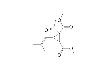 Methyl 1-acetyl-c-2-(methoxycarbonyl)-t-3-(2-methylprop-1-en-1-yl)cyclopropane-r-1-carboxylate