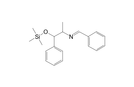 1-Hydroxy-1-phenyl-2-(benzylimino) propane TMS