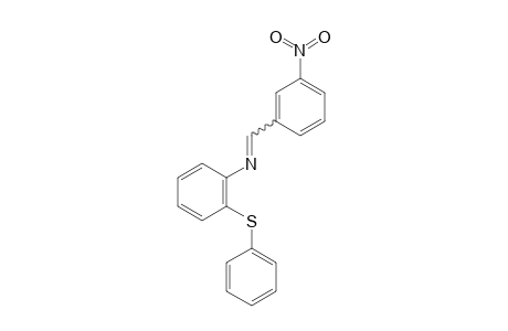 N-(3-Nitrophenylmethylene)-2-phenylthiobenzanamine