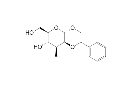 Methyl 2-O-benzyl-3-deoxy-3-C-methyl-.alpha.-D-mannopyranoside