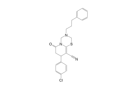 2H,6H-pyrido[2,1-b][1,3,5]thiadiazine-9-carbonitrile, 8-(4-chlorophenyl)-3,4,7,8-tetrahydro-6-oxo-3-(3-phenylpropyl)-