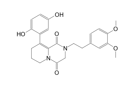 9-(2,5-dihydroxyphenyl)-2-[2-(3,4-dimethoxyphenyl)ethyl]-7,8-dihydro-2H-pyrido[1,2-a]pyrazine-1,4(3H,6H)-dione