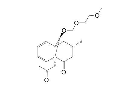 6.alpha.-(2-Oxopropyl)-9-.alpha.-methyl-11(R)-[(2-methoxyethoxy)methoxy]-7-oxo-(1H.alpha.)-bicyclo[4.4.1]undeca-2,4-diene