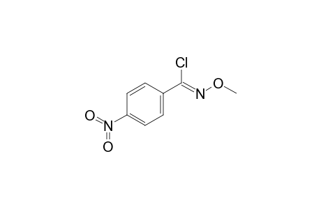N-methoxy-4-nitrobenzenecarboximidoyl chloride