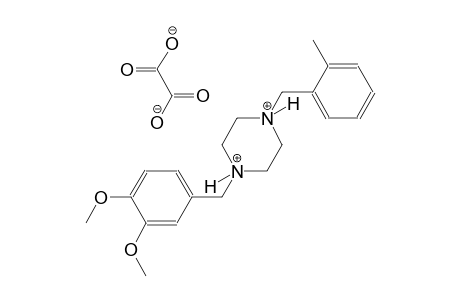 1-(3,4-dimethoxybenzyl)-4-(2-methylbenzyl)piperazinediium oxalate