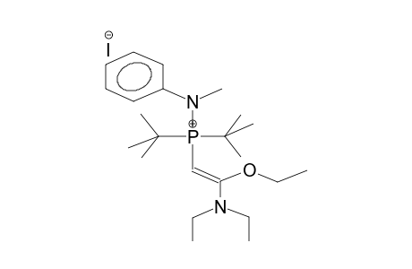 2-DIETHYLAMINO-2-ETHOXYETHENYL(N-METHYL-N-PHENYLAMINO)DI-TERT-BUTYLPHOSPHONIUM IODIDE