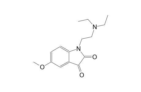 1-[2-(diethylamino)ethyl]-5-methoxy-1H-indole-2,3-dione