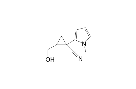 2-Cyano-1-(hydroxymethyl)-2-(N-methylpyrrol-2-yl)cyclopropane