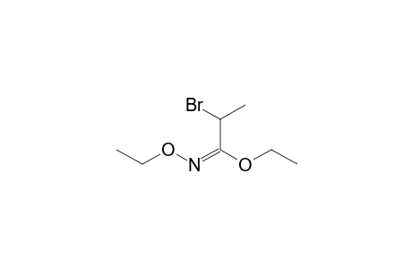 Ethyl 2-bromo-N-ethoxypropionimidate