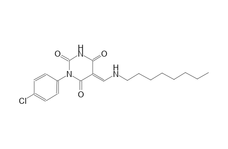 (5E)-1-(4-chlorophenyl)-5-[(octylamino)methylene]-2,4,6(1H,3H,5H)-pyrimidinetrione