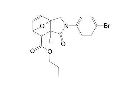 propyl (1S,5R,7R)-3-(4-bromophenyl)-4-oxo-10-oxa-3-azatricyclo[5.2.1.0~1,5~]dec-8-ene-6-carboxylate