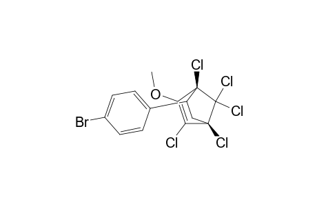 (1R*,4S*,7R*)-1,2,4,7,7-Pentachloro-3-methoxy-5-(4-bromophenyl)bicyclo[2.2.1]hept-2-ene