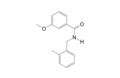 3-methoxy-N-(2-methylbenzyl)benzamide