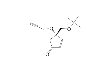 (4R)-4-(TERT.-BUTOXYMETHYL)-4-(2-PROPYNYLOXY)-2-CYCLOPENTENONE