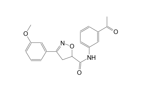 5-isoxazolecarboxamide, N-(3-acetylphenyl)-4,5-dihydro-3-(3-methoxyphenyl)-