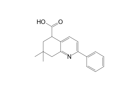 7,7-dimethyl-2-phenyl-5,6,7,8-tetrahydro-5-quinolinecarboxylic acid