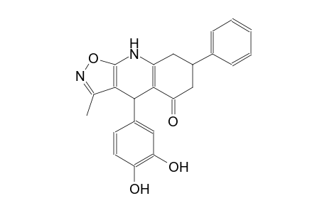 isoxazolo[5,4-b]quinolin-5(6H)-one, 4-(3,4-dihydroxyphenyl)-4,7,8,9-tetrahydro-3-methyl-7-phenyl-