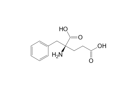 (2S)-2-amino-2-(phenylmethyl)pentanedioic acid
