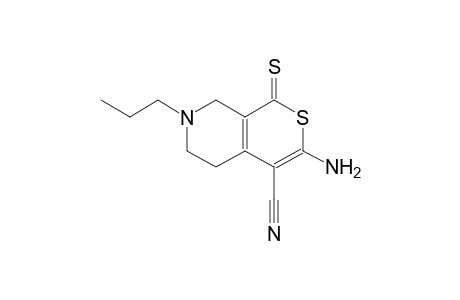 1H-thiopyrano[3,4-c]pyridine-4-carbonitrile, 3-amino-5,6,7,8-tetrahydro-7-propyl-1-thioxo-