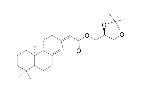 Copalic acid 2,2-Dimethyl-1,3-dioxolan-4-ylmethyl ester