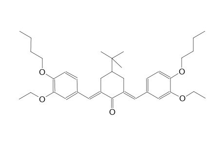 cyclohexanone, 2,6-bis[(4-butoxy-3-ethoxyphenyl)methylene]-4-(1,1-dimethylethyl)-, (2E,6E)-
