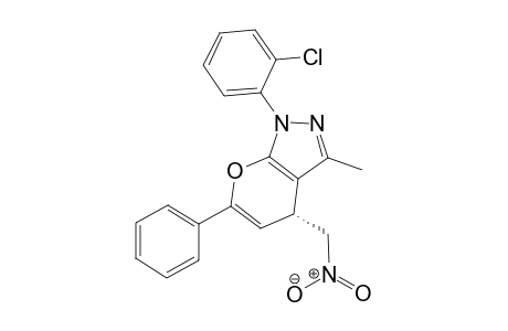 (R)-1-(2-Chlorophenyl)-3-methyl-4-(nitromethyl)-6-phenyl-1,4-dihydropyrano[2,3-c]pyrazole