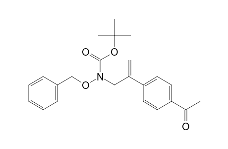 tert-Butyl benzyloxy(2-(4-acetylphenyl)-2-propenyl)carbamate