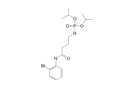 N-(2-bromophenyl)-4-(diisopropoxyphosphorylamino)butyramide