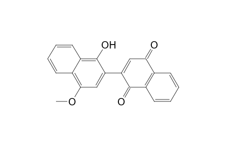 [2,2'-Binaphthalene]-1,4-dione, 1'-hydroxy-4'-methoxy-