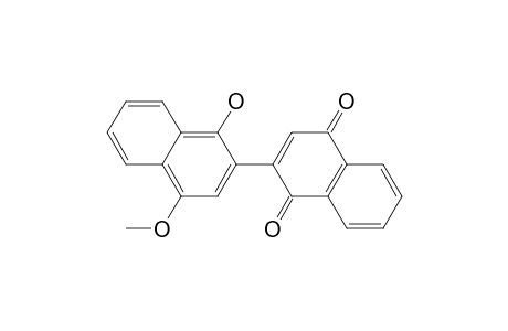 [2,2'-Binaphthalene]-1,4-dione, 1'-hydroxy-4'-methoxy-