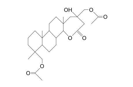 De-15-methyl-18-acetoxy-14,15-(4-acetoxymethyl-4 -hydroxy-1-oxa-2-oxo-butano)-isopimarane