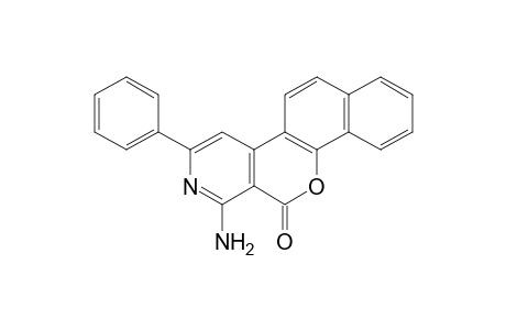 12H-naphtho[2',1':5,6]pyrano[3,4-c]pyridin-12-one, 1-amino-3-phenyl-