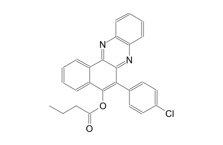 6-(4-chlorophenyl)benzo[a]phenazin-5-yl butyrate