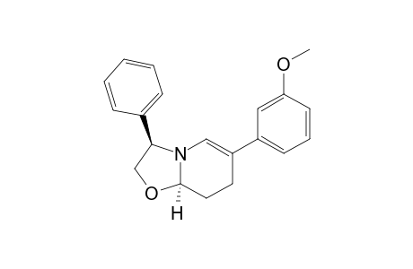 (3R,8aR)-6-(3-methoxyphenyl)-3-phenyl-3,7,8,8a-tetrahydro-2H-[1,3]oxazolo[3,2-a]pyridine
