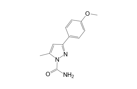 3-(4-Methoxyphenyl)-5-methylpyrazole-1-carboxamide