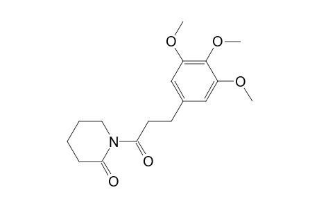 n-(3-(3,4,5-trimethoxyphenyl)propionyl)piperidin-2-one