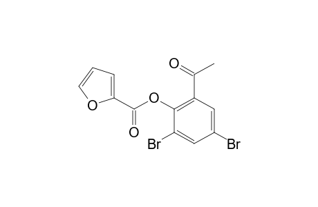 2-furoic acid, ester with 3',5'-dibromo-2'-hydroxyacetophenone