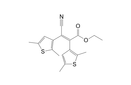 Ethyl 3-cyano-2,3-bis(2',5'-dimethyl-3'-thienyl)-acrylate