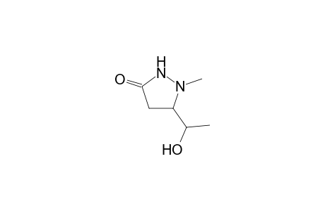 5-[1'-Hydroxyethyl)-1-methylpyrazolidin-3-one