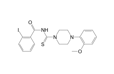 2-Iodo-N-[4-(2-methoxy-phenyl)-piperazine-1-carbothioyl]-benzamide