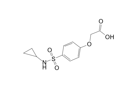 Acetic acid, 2-[4-[(cyclopropylamino)sulfonyl]phenoxy]-