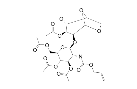 3-O-ACETYL-2-O-(3,4,6-TRI-O-ACETYL-2-N-ALLYLOXYCARBONYLAMINO-2-DEOXY-BETA-D-GLUCOPYRANOSYL)-1,6-ANHYDRO-BETA-D-MANNOPYRANOSE